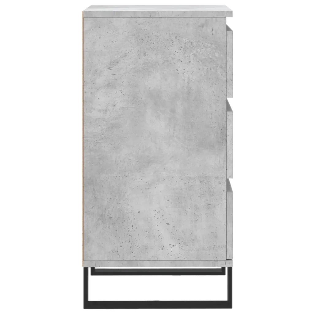 Credenza | Madia | Buffet da pranzo | Armadio da pranzo Grigio Cemento 40x35x70 cm in Legno Multistrato