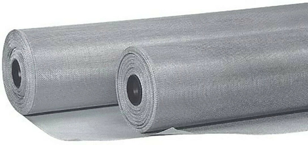 Rete Zanzariera 80 cm X 15 metri Alluminio Americana 18/16  Grigia 