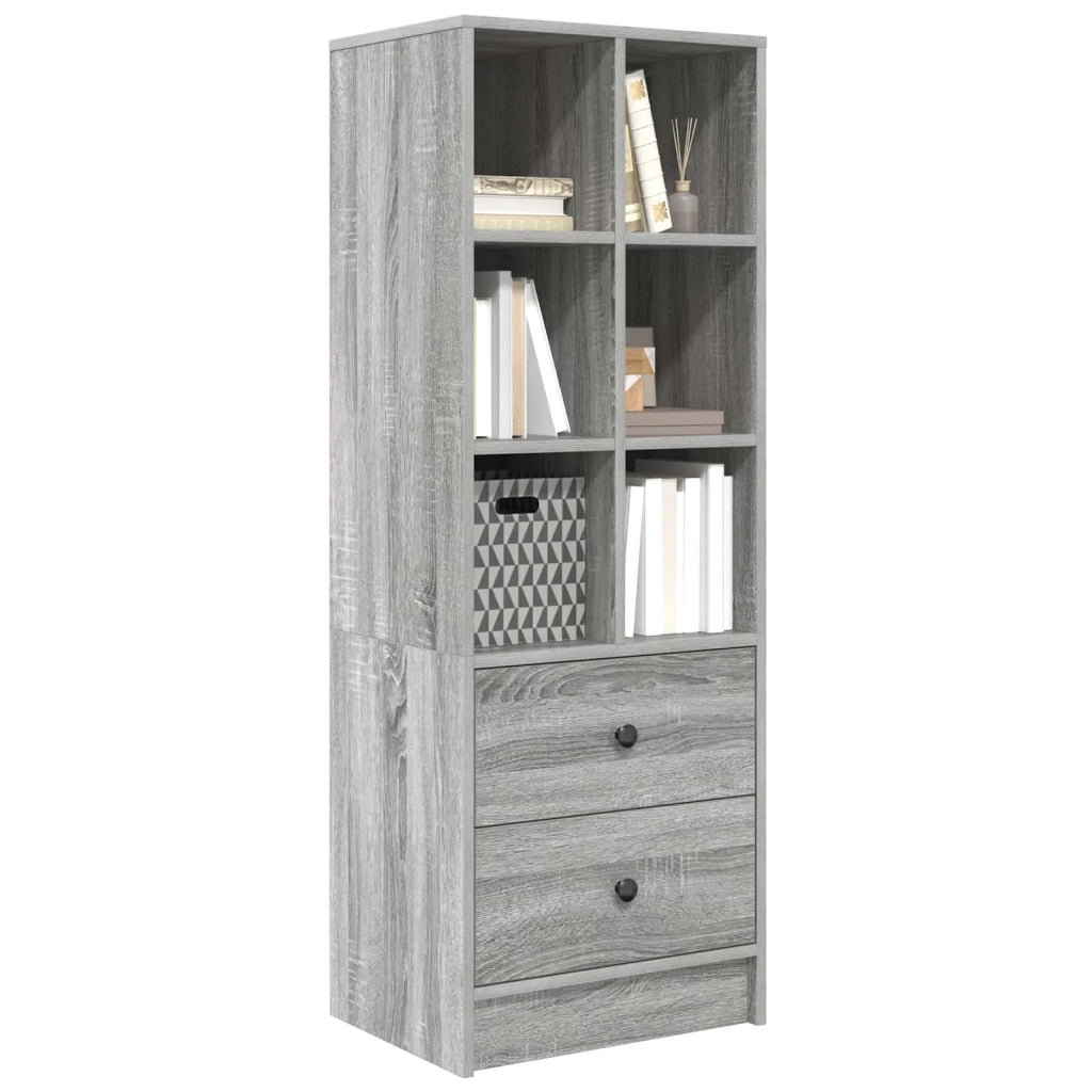Credenza | Madia | Buffet da pranzo | Armadio da pranzo con cassetto Grigio Sonoma 45,5 x 34 x 127 cm