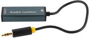 Isolatore di rumore per auto - 3,5 mm Connettore - Plug-and-play - Adatto per autoradio/stereo domestico - Progettazione compatta - Isolatore di rumore