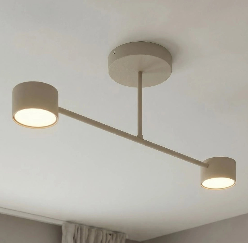 Lampada da soffitto HALO beige 2xGX53 Emibig