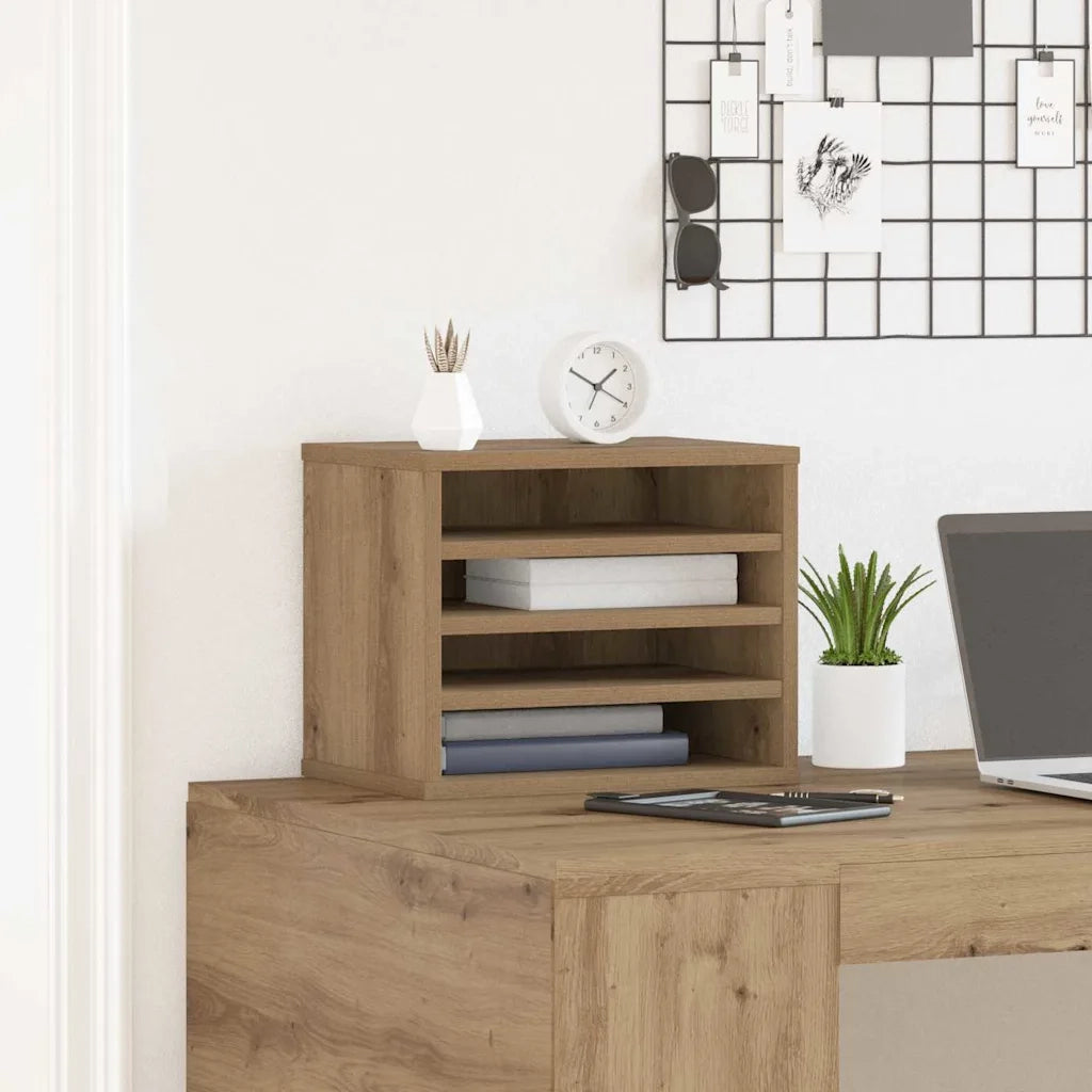 Organizzatore da scrivania Rovere artigianale 36 x 26 x 29,5 cm 869202
