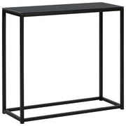 Consolle Piano In Vetro Temperato Nero Base In Metallo Glam Moderno Soggiorno Camera Da Letto Corridoio