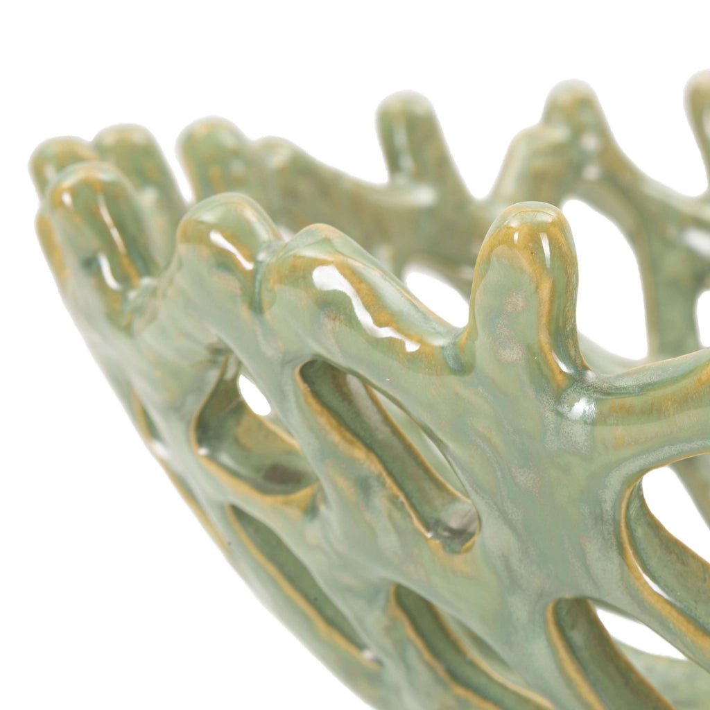 Famoto, Svuotatasche Effetto Corallo, Verde