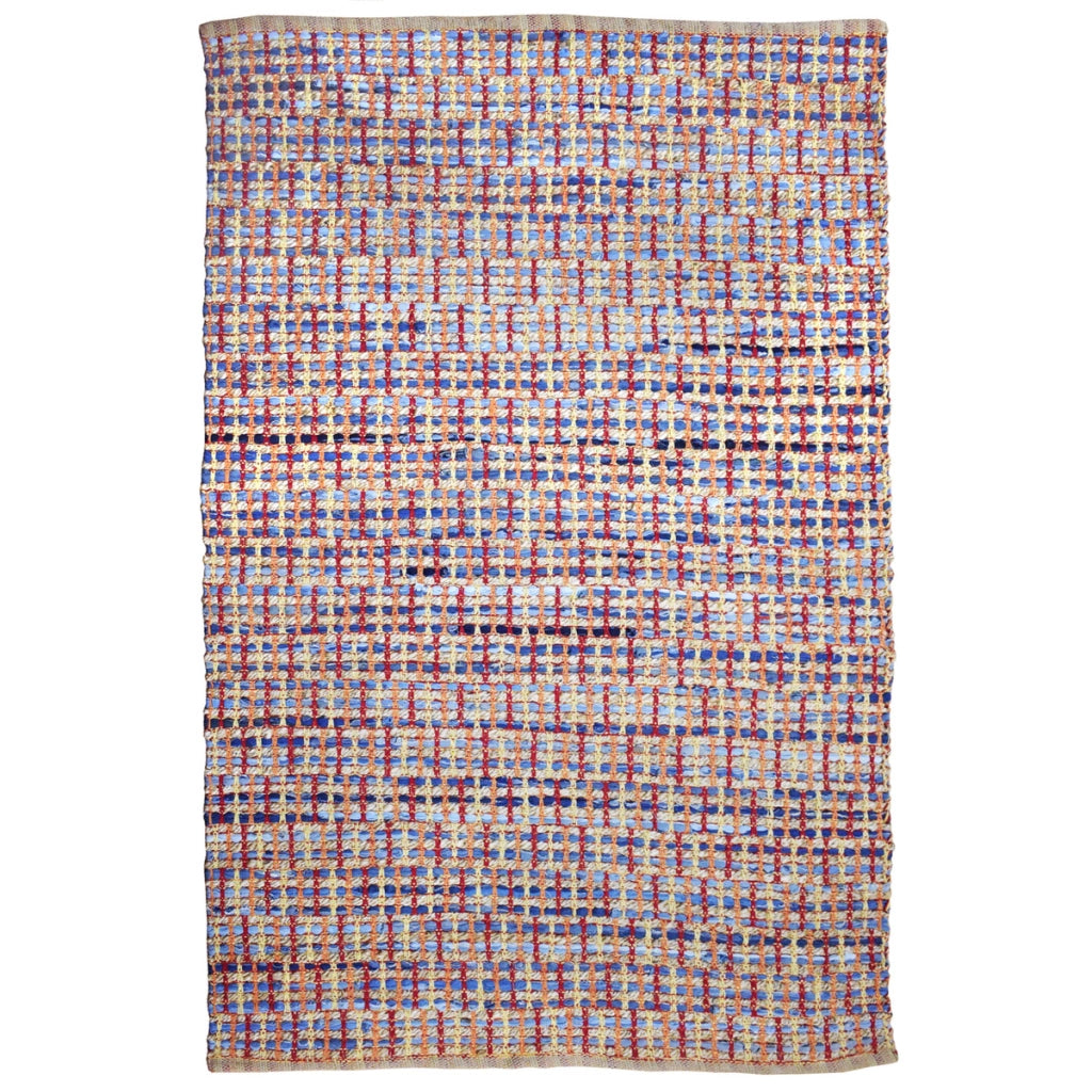 Tappeto Sienna 400 in Juta e Cotone Multicolor