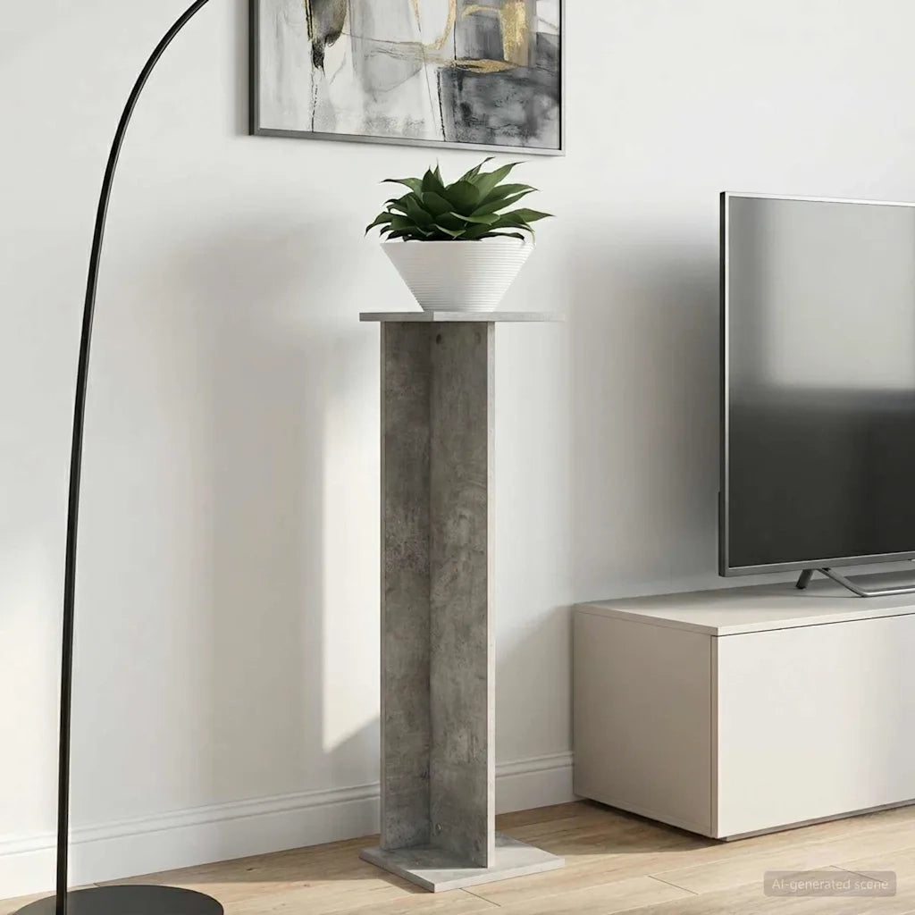 Supporto per piante | Sostegno per piante 2 pz Grigio Cemento 25 x 25,5 x 100,5 cm