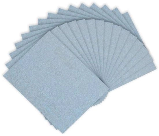 Panno di carta vetrata per legno - acqua - 22 cm x 28 cm - metallo - auto - laccatura - adatto per mobili - grana 5000 - 15 pezzi