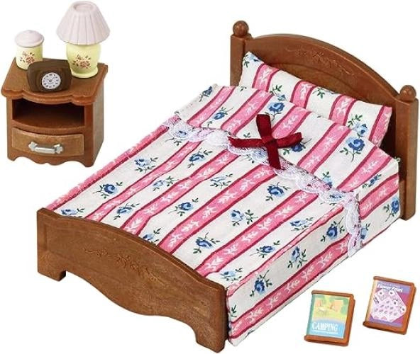 Sylvanian Families,Semi-Double Bed,Epoch,Eta 3+