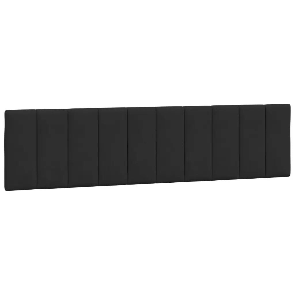 Cuscino Testiera Hanko Nero 200 cm in Velluto 374691