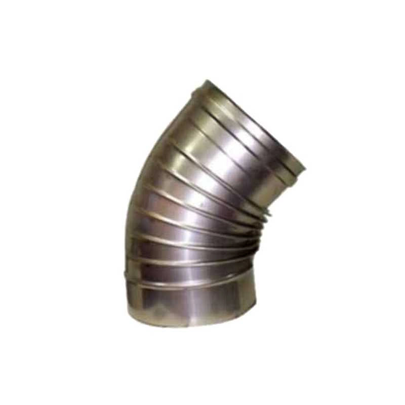 Gomito Inox 45° 8 Ala