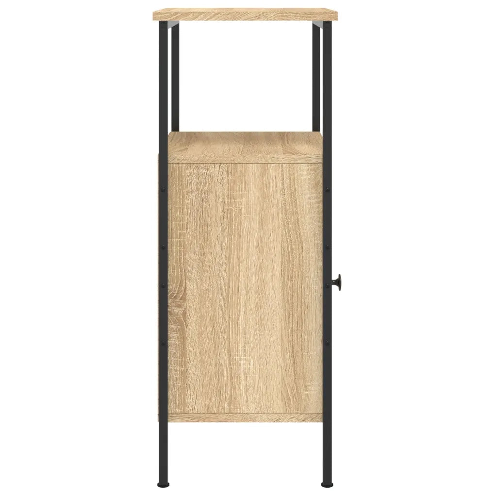 Comodino-Tavolino da notte Rovere Sonoma 41x31x80 cm in Legno Multistrato