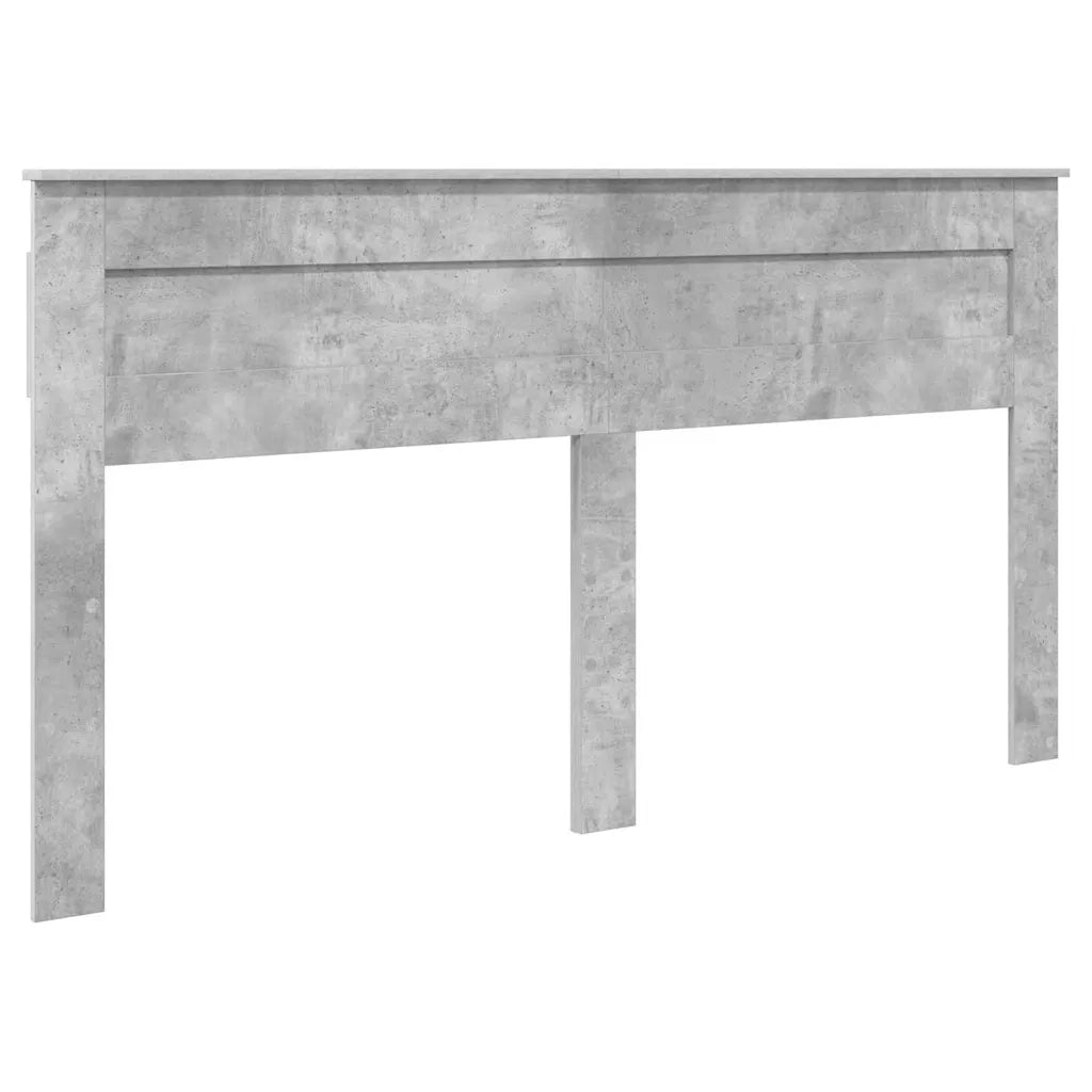 Testiera-Testata-Testiera Decorativa Grigio cemento 180 cm Legno multistrato 647689