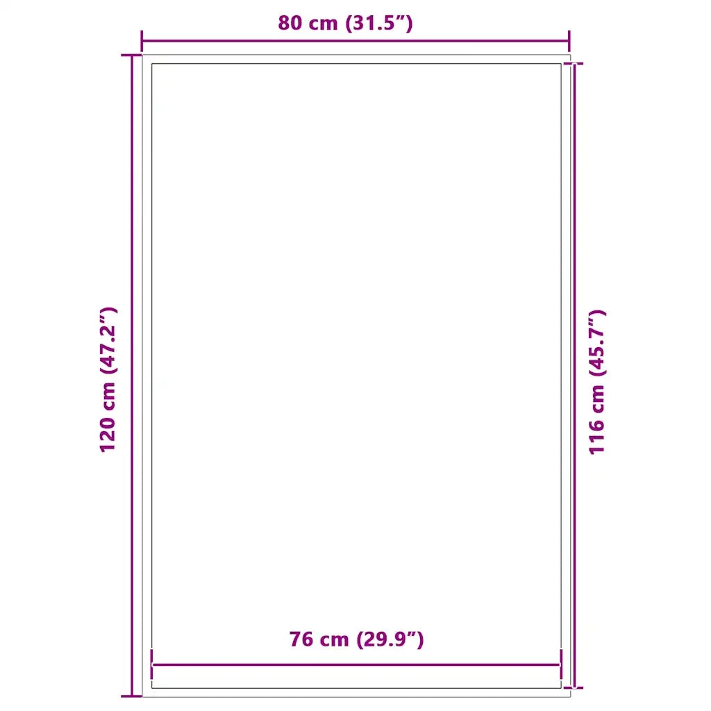 Zerbino | Tappetino Grigio 80x120 cm