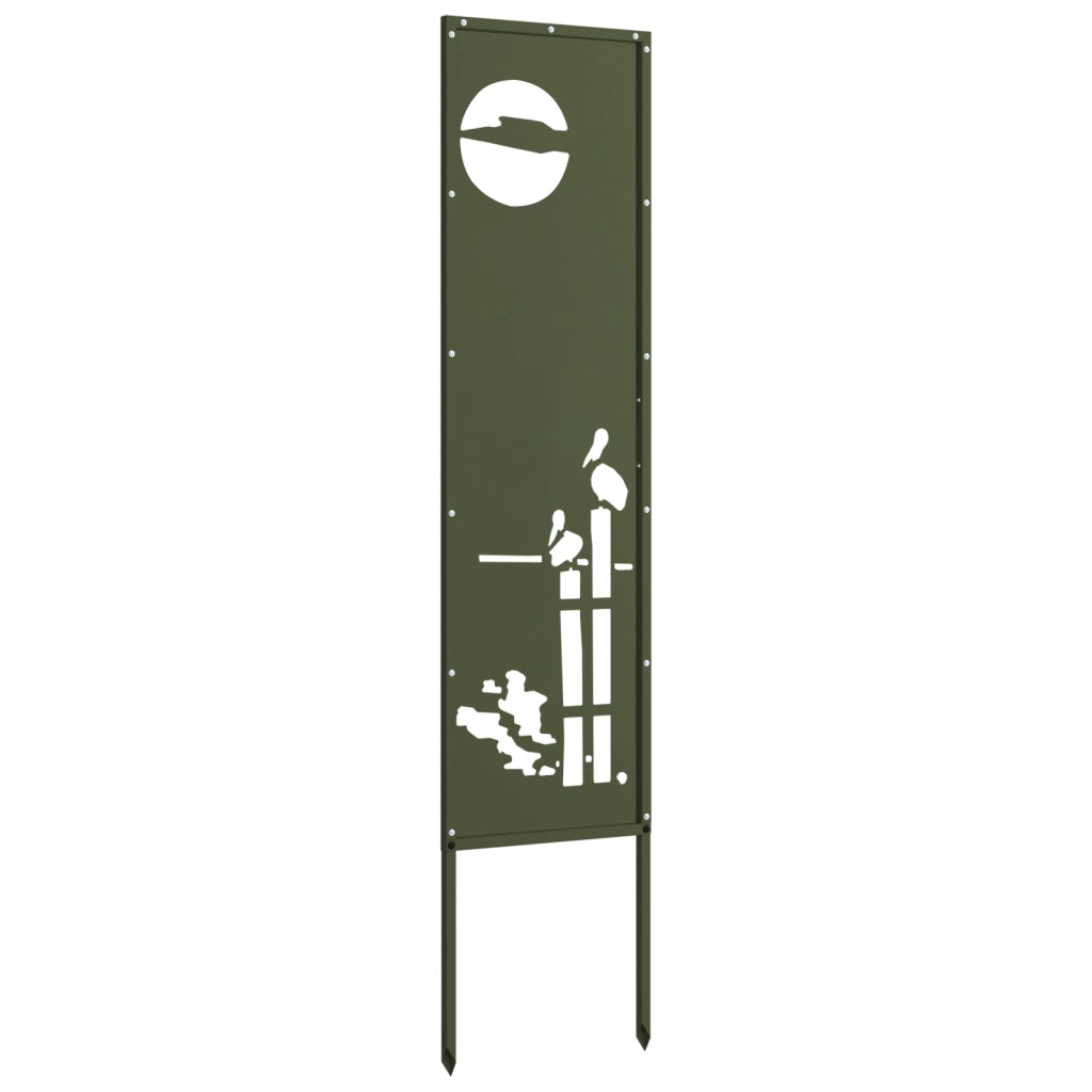 Schermo per privacy in giardino Oliver verde 32 x 140 cm 876248