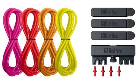 Red Sea ReefDose color tube kit - tubi e raccordi per pompe dosometriche Colore: Rosso/Giallo