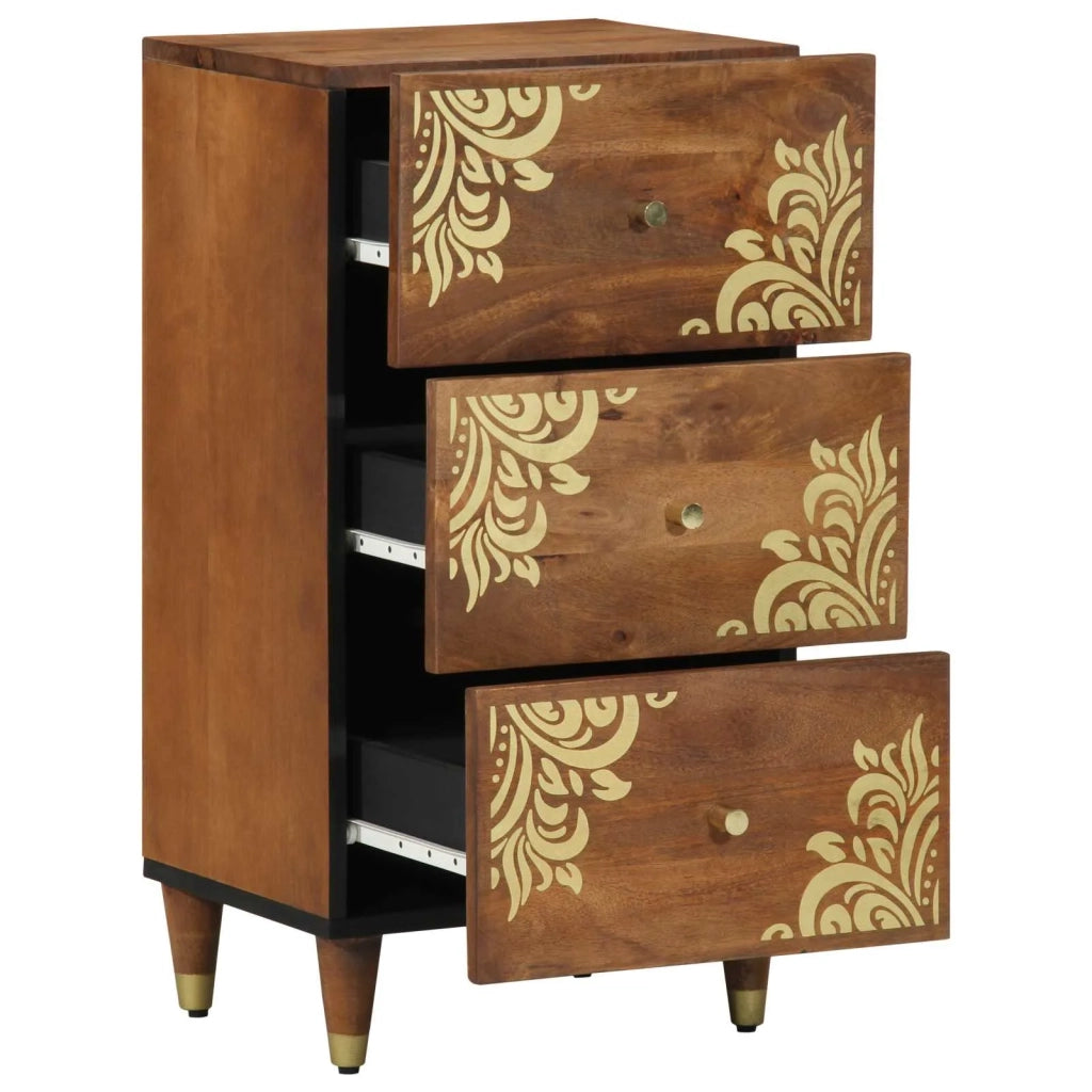 Credenza Marrone 40 x 33 x 75 cm Legno di mango massello 4018759