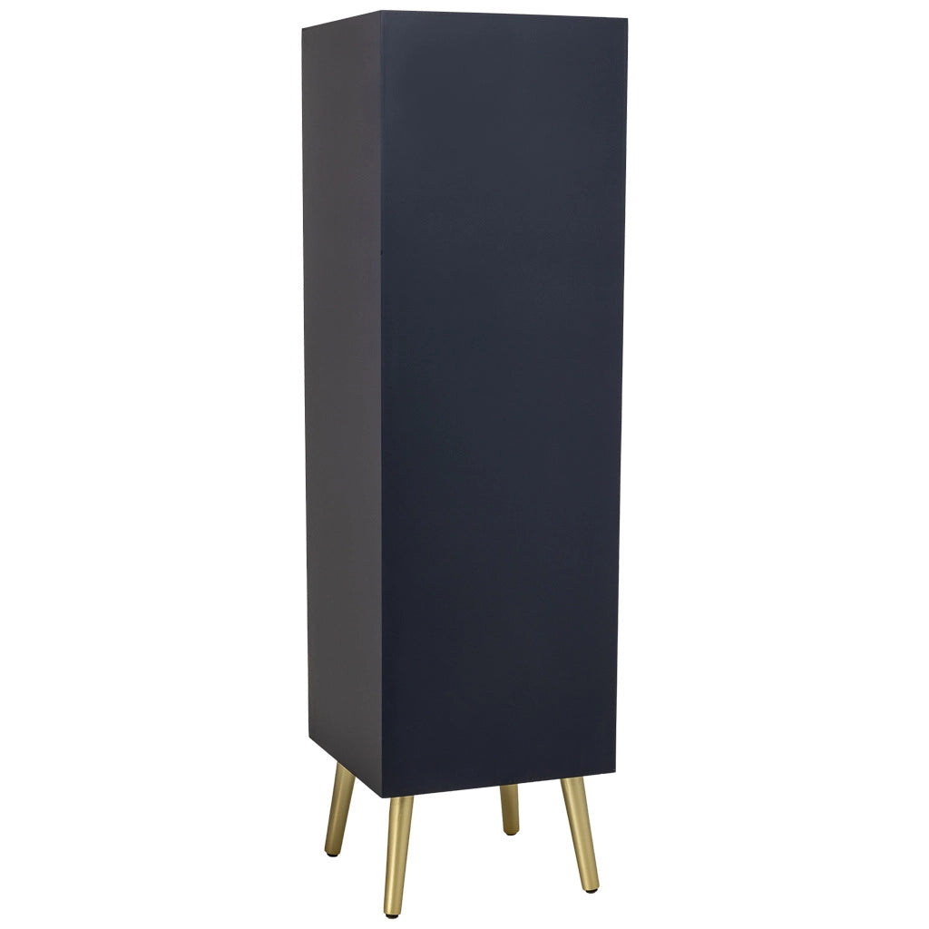 Armadio in legno nero 40.5x37x139.5h cm