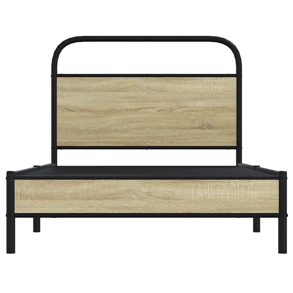 Giroletto senza Materasso Rovere Sonoma 90x190 cm in Truciolato 4100402