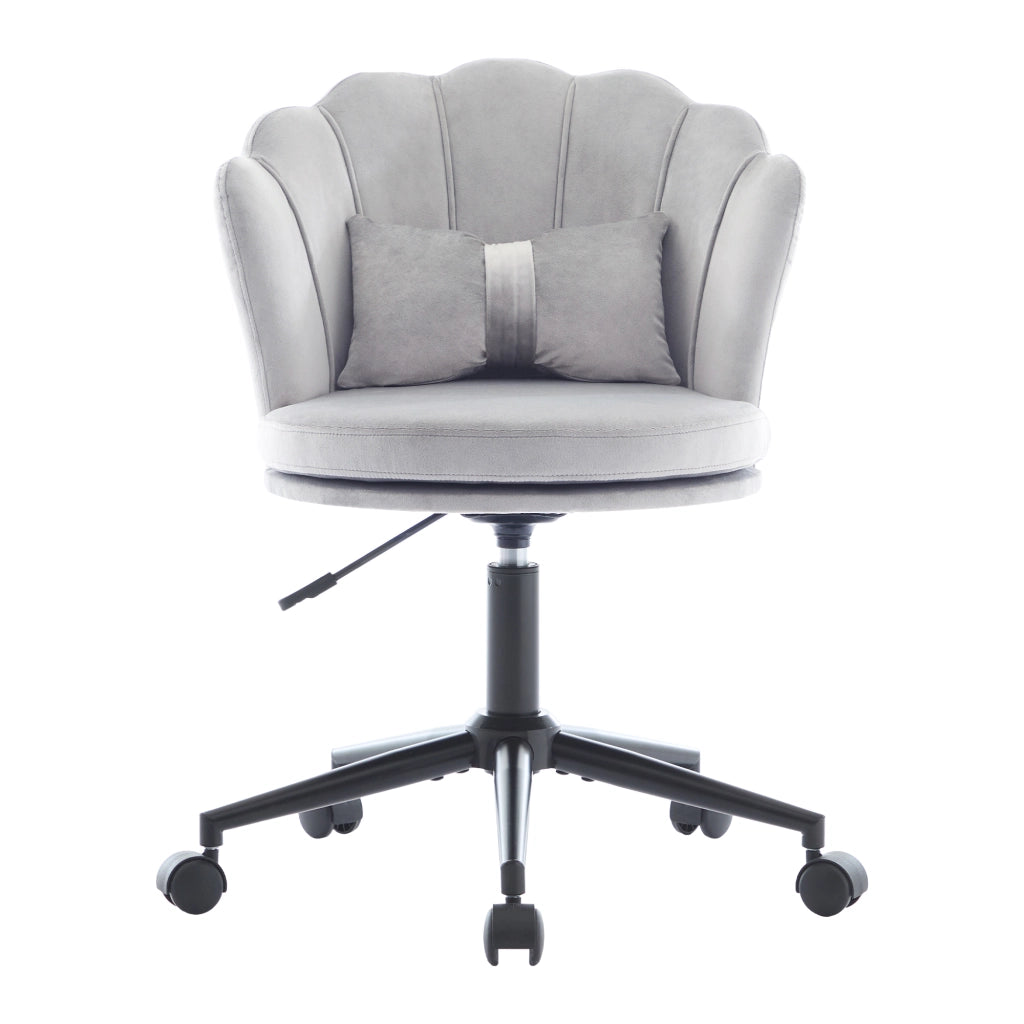 Poltrona Design ¨C MINIMAL ¨C Tessuto, Schienale a Petalo, Cuscino Lombare, Regolabile