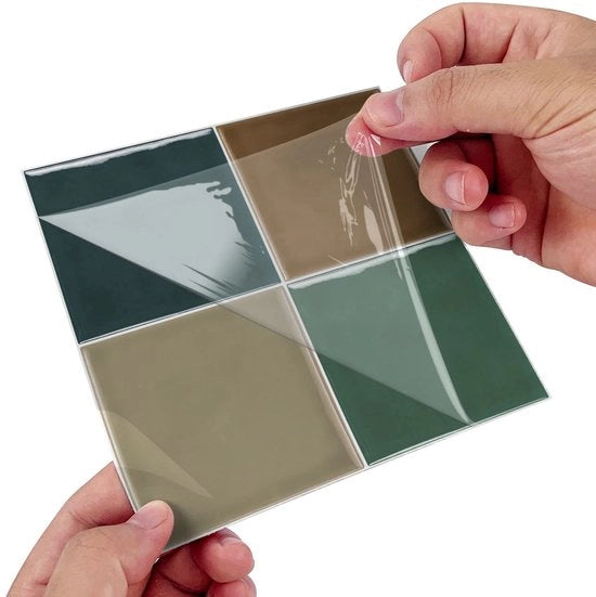Etichette per parete 15x15 cm - 25 pezzi - Impermeabili - Etichette per cucina - Etichette per bagno - Facili da applicare - Etichetta per parete