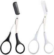 Set di Trimmer per Ciglia con Lame - Trimmer per Ciglia - Trimmer per Ciglia con Lame in Acciaio Inossidabile - 12,5 cm - 2 Pezzi