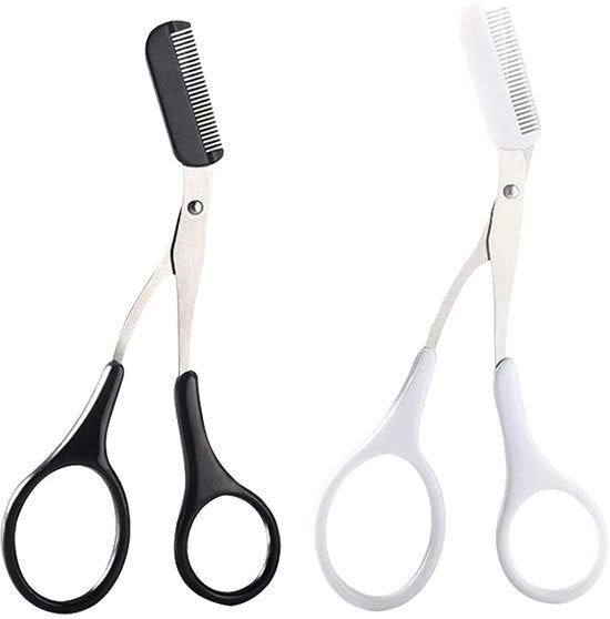 Set di Trimmer per Ciglia con Lame - Trimmer per Ciglia - Trimmer per Ciglia con Lame in Acciaio Inossidabile - 12,5 cm - 2 Pezzi