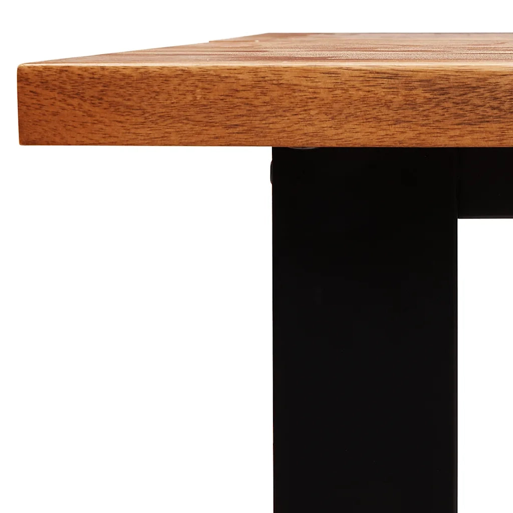 Tavolo da Pranzo | Tavolo da cucina Bordi Vivi 200x90x75 cm Legno Massello Acacia