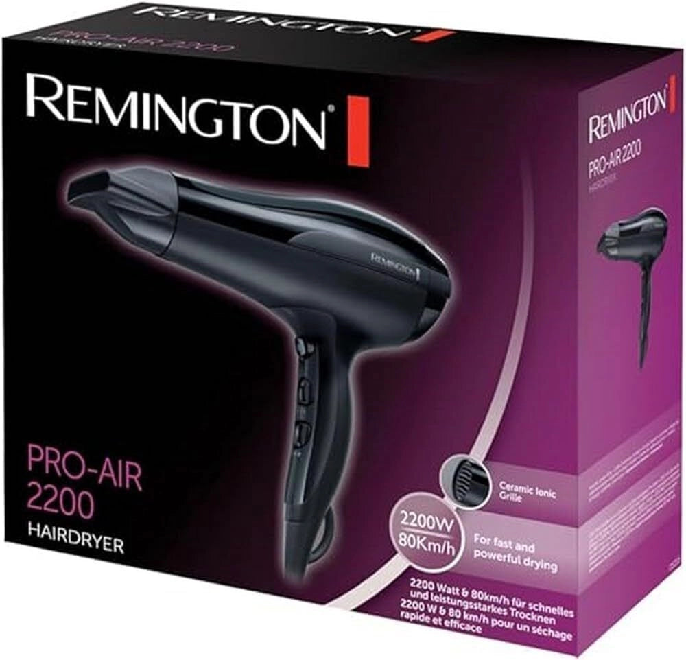 Remington D5210 asciuga capelli 2200 W Nero