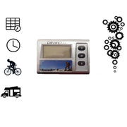 MINI OROLOGIO DIGITALE LCD PORTATILE AL QUARZO PER AUTO SVEGLIA STAFFA JS-021