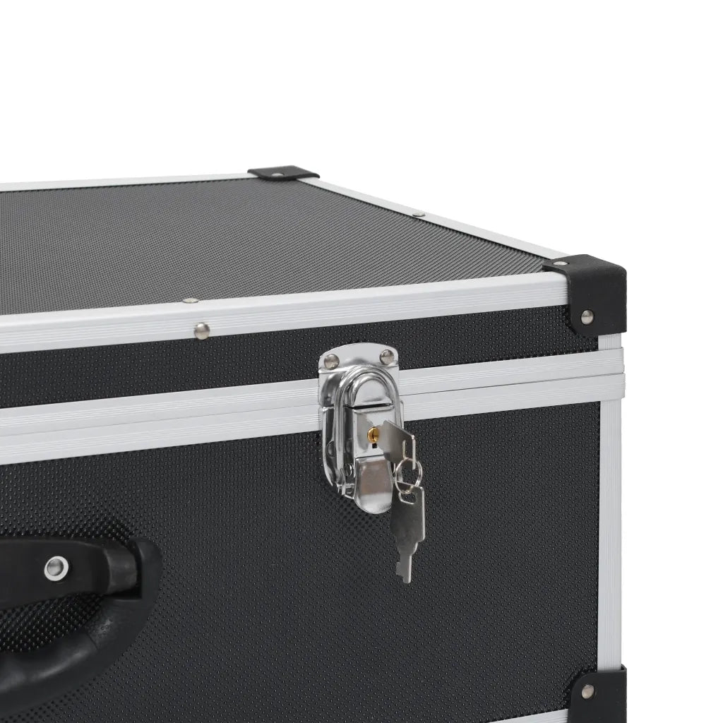 Custodia CD per 80 CD in Alluminio ABS Nero 91855