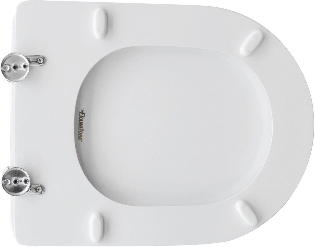 SEDILE WC PER HIDRA VASO PLUVIA FORMA 7- Bianco - Cerniere A passanti- CW- pezzi 1