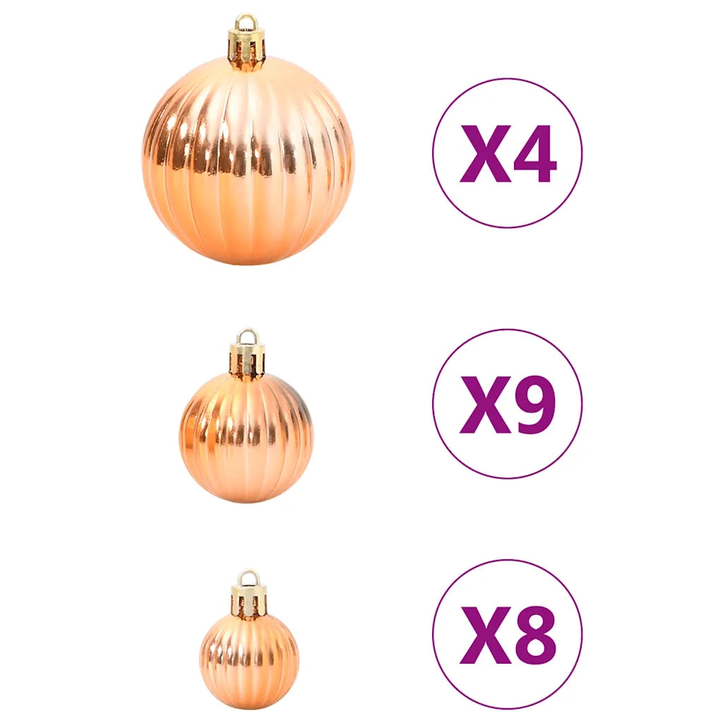 Palline di Natale 98 pz Rame Ø3/4/6 cm 4100015