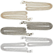 Zakketting in acciaio 6 pezzi 120cm - Cinturino da borsa - Cinturino da spalla - Accessorio duraturo - Robusto - Leggero