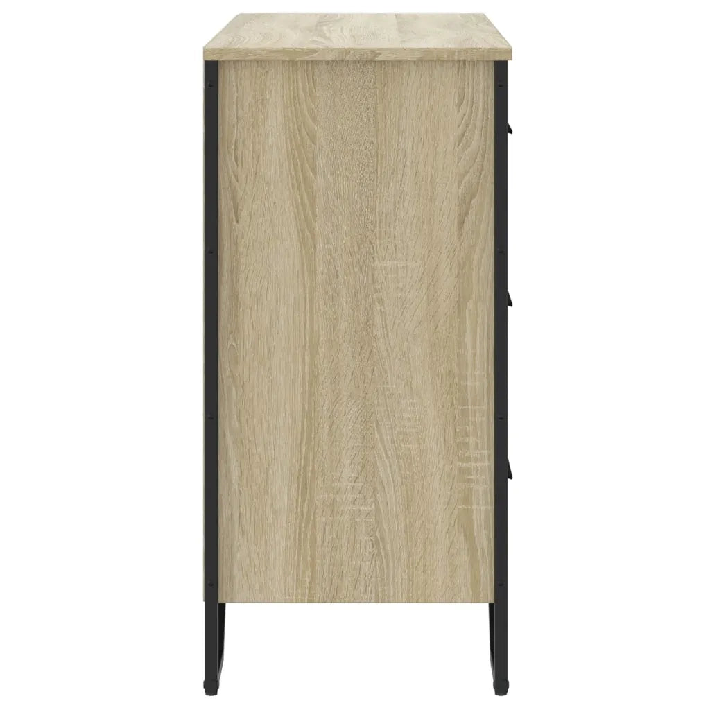 Cassettiera Rovere Sonoma 91x35,5x74,5 cm in Truciolato CFW3267149