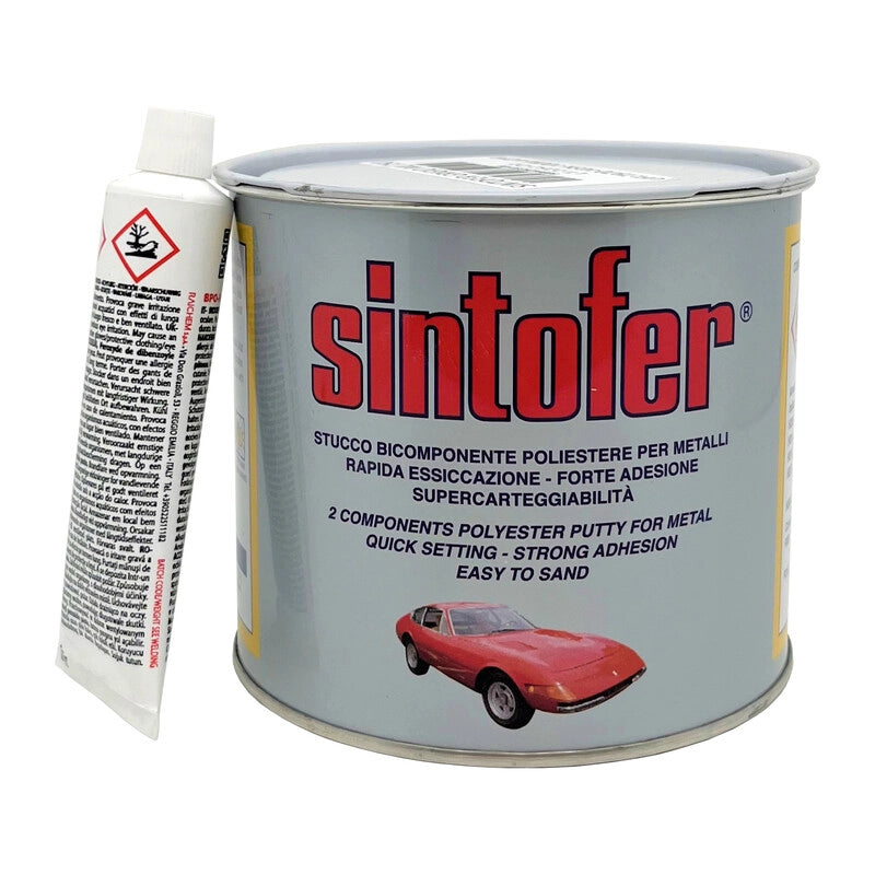 STUCCO PER METALLO 'SINTOFER' 750 ml - Bianco - SINTOLIT