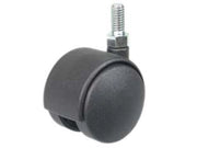 RUOTE DOPPIE IN NYLON CON PERNO- - ø mm.30 perno ø mm.8x15 - 4 pezzi