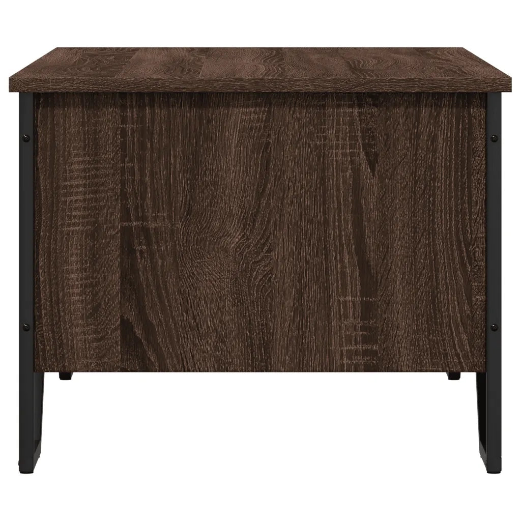 Tavolino Salotto-Tavolino da soggiorno-Tavolo Rovere Marrone 100x51x40 cm Legno Multistrato 600282