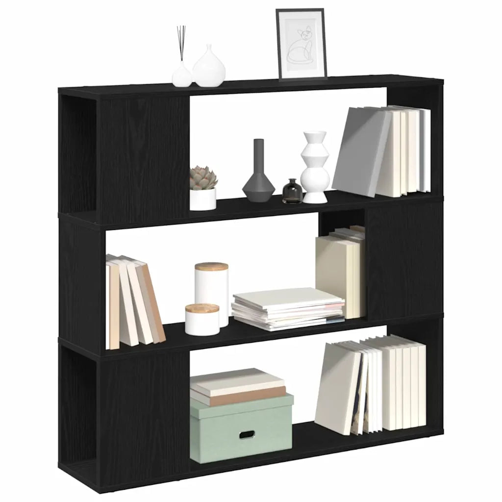 Set mobile TV-Credenza per TV Rovere Nero 100 x 24 x 94 cm Legno multistrato