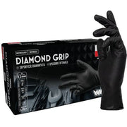 Guanto Nitrile Monouso Nero Diamond Med 50 Pezzi