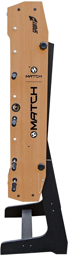 Calcio balilla, calciobalilla modello Match dimensioni 121x61x85, calcetto salvaspazio richiudibile in verticale, aste t