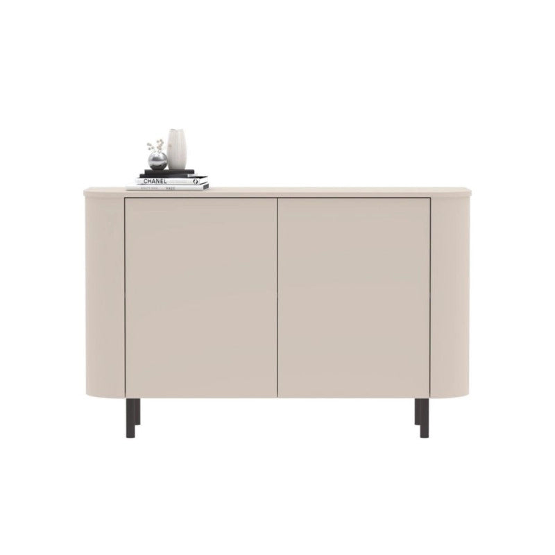 Madia Marini con 2 ante 130x43x85 H cm colore cashmere