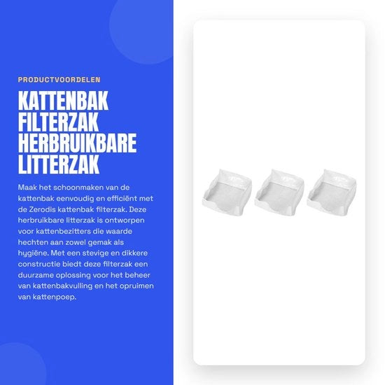 Sacco per Cattiva - Duraturo - Sacco per Cattiva Auto Pulente - Riciclabile - Facile da Installare - Mantenimento Facile - Risparmia Tempo - Sacco per Cattiva con Filtro