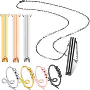 Catena di respirazione per la gestione del fumo e la riduzione dell'ansia - Collana meditativa per uomini e donne.