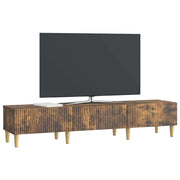 Mobile TV | Armadietto TV | Mobile Porta TV Rovere Fumo 147 x 34,5 x 30 cm Legno ingegnerizzato