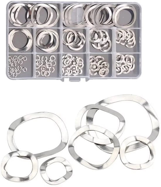 Set di viti a stella in acciaio inossidabile - 145 pezzi - viti a stella a golf per M3 a M27 - Ideale per fissaggi