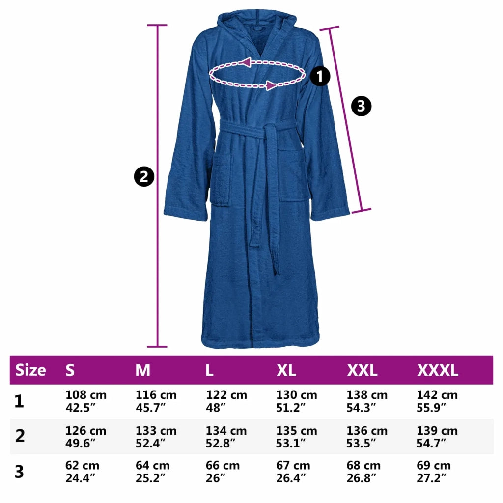 Accappatoio KINN Blu M Cotone 4100830