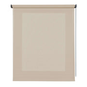 Tenda a Rullo Filtrante, Tenda Avvolgibile Traslucida Liscia Per Finestre e Porte Beige 100x250 cm