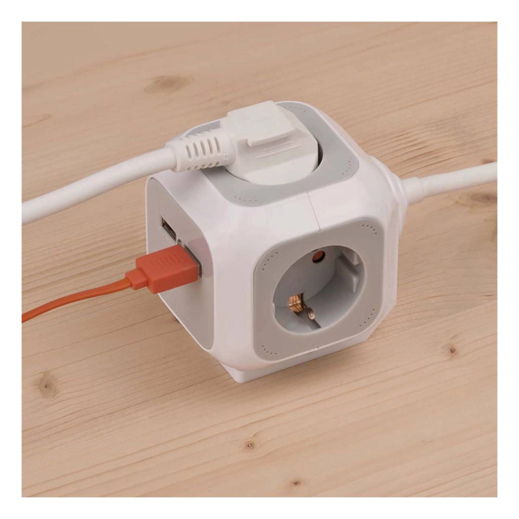 Spina ALEA con blocco USB Bianco Brennenstuhl