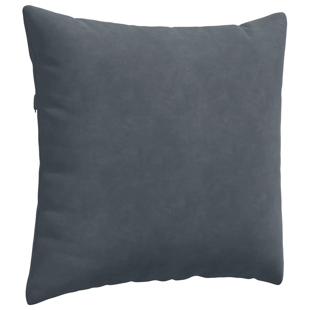 Cuscini da Divano 2 pz | Cuscini per sedie Grigio scuro 45 x 45 cm