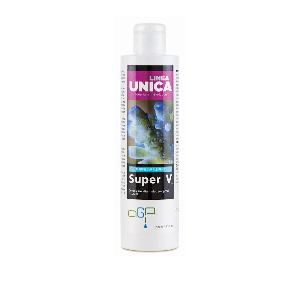 AGP Linea Unica Super V 250ml - Integratore di Vitamine per Acquari Marini